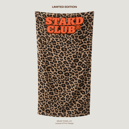 PRE-SALE - LEOPARD GRAB TOWEL 2.0 STAKD CLUB
